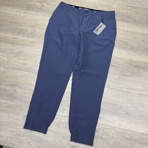 NWT Pins & Aces Navy Blue Golf‎ Pants Joggers Men's Sz 34 Preppy Casual